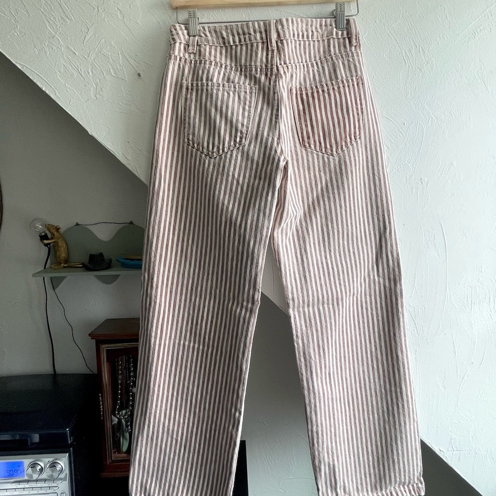 Daisy Street Striped Wide-Leg Jeans | Women’s Size 5 - Picture 2 of 5